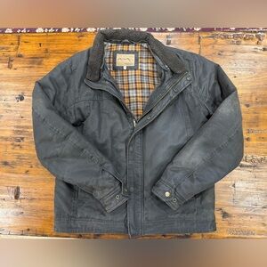 Men's Vintage Worn-In Bomber Jacket Durable Classic Windriver